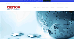Desktop Screenshot of customparcelsolutions.com